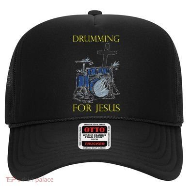 Drumming For Jesus Drummer Drums Hat