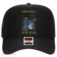 Drumming For Jesus Drummer Drums Hat thumb 0