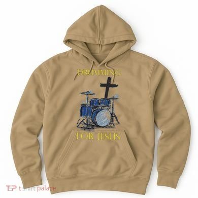 Drumming For Jesus Drummer Drums Hoodie