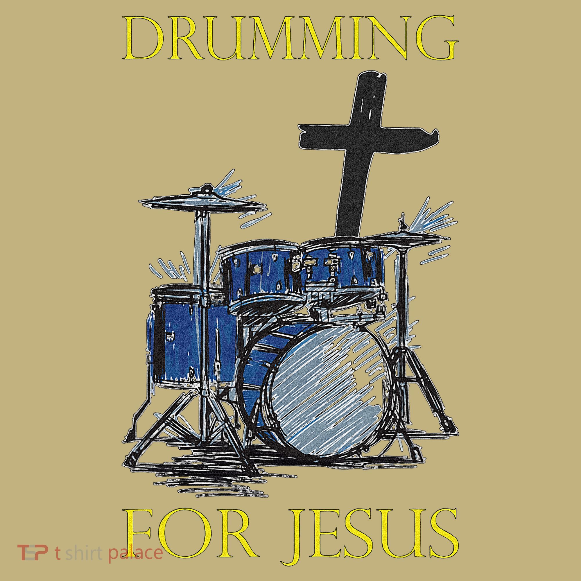 Drumming For Jesus Drummer Drums Sweatshirt