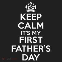 Keep Calm ItS My First FatherS Day Funny Tumbler thumb 3