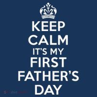 Keep Calm ItS My First FatherS Day Funny Hoodie thumb 7