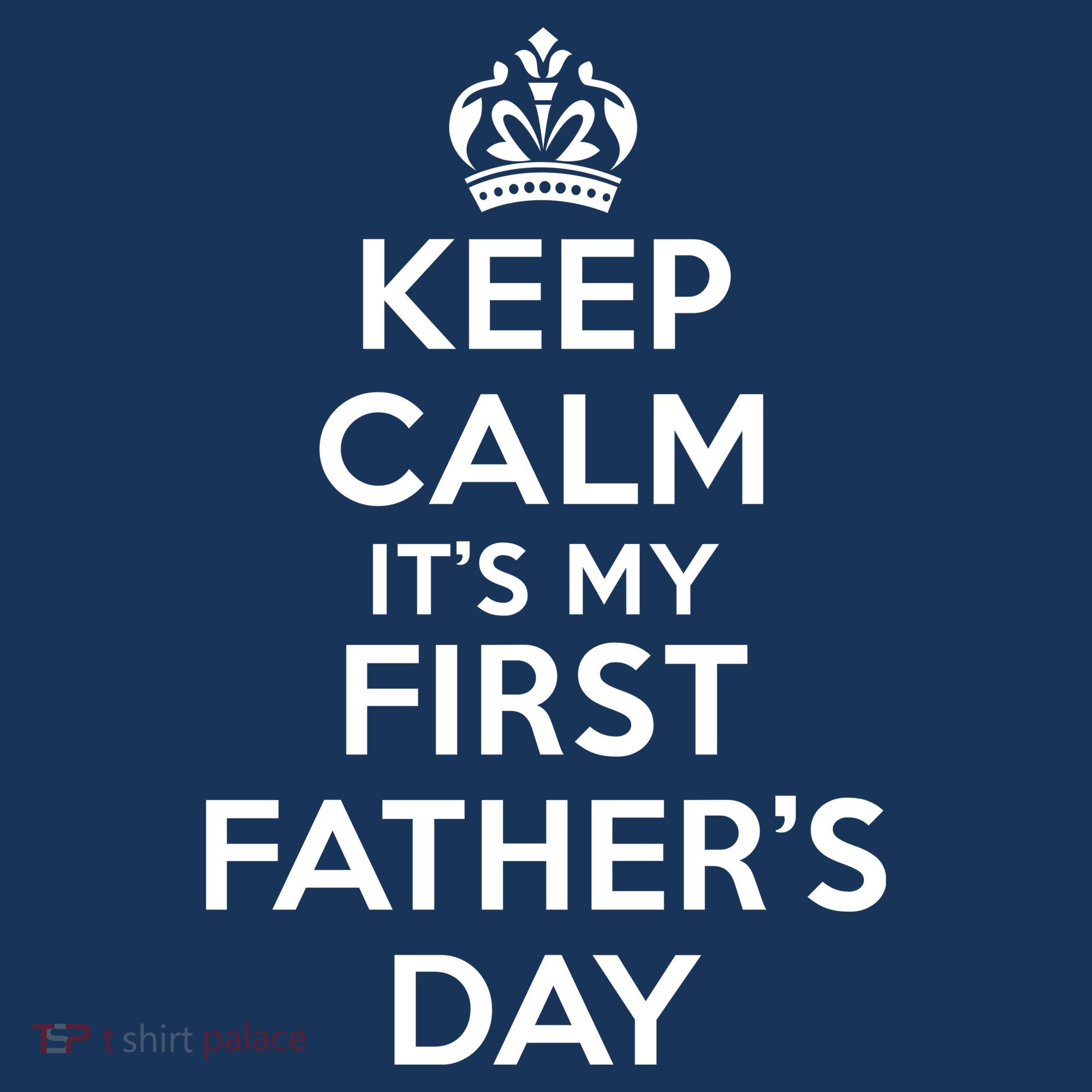 Keep Calm ItS My First FatherS Day Funny Mousepad