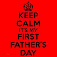 Keep Calm ItS My First FatherS Day Funny Santa Hat thumb 1