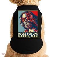 Dudes For Like Harris Man Vote Kamala For President Doggie Tank thumb 0