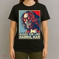 Dudes For Like Harris Man Vote Kamala For President T-Shirt thumb 4