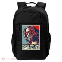 Dudes For Like Harris Man Vote Kamala For President Backpack thumb 0
