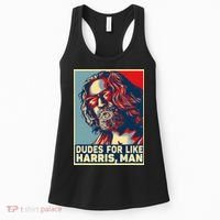 Dudes For Like Harris Man Vote Kamala For President Women's Tank Top thumb 0