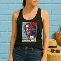 Dudes For Like Harris Man Vote Kamala For President Women's Tank Top thumb 2