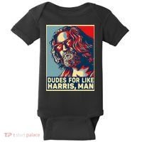 Dudes For Like Harris Man Vote Kamala For President Baby Bodysuit thumb 0