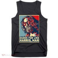 Dudes For Like Harris Man Vote Kamala For President Tank Top thumb 0