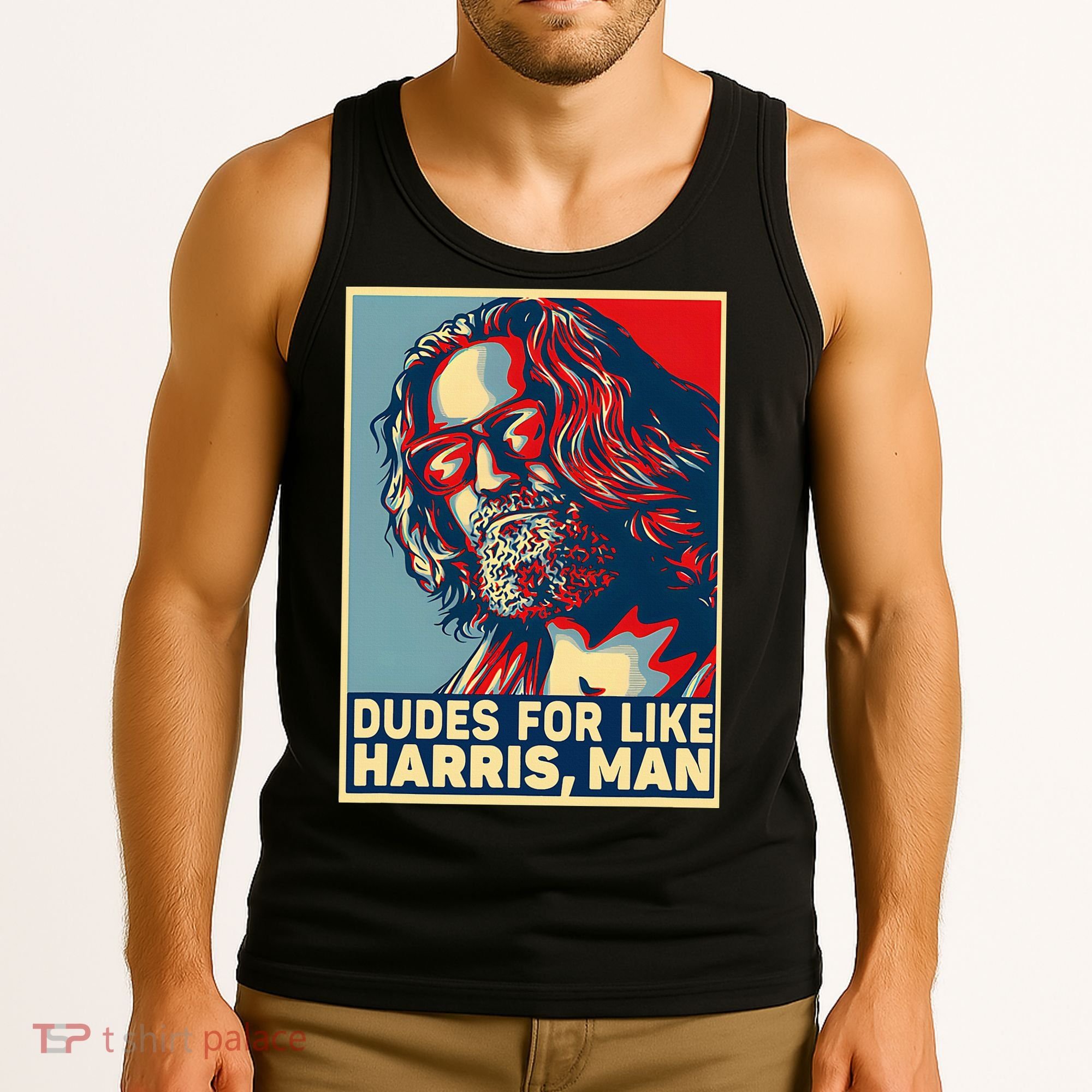 Dudes For Like Harris Man Vote Kamala For President Tank Top