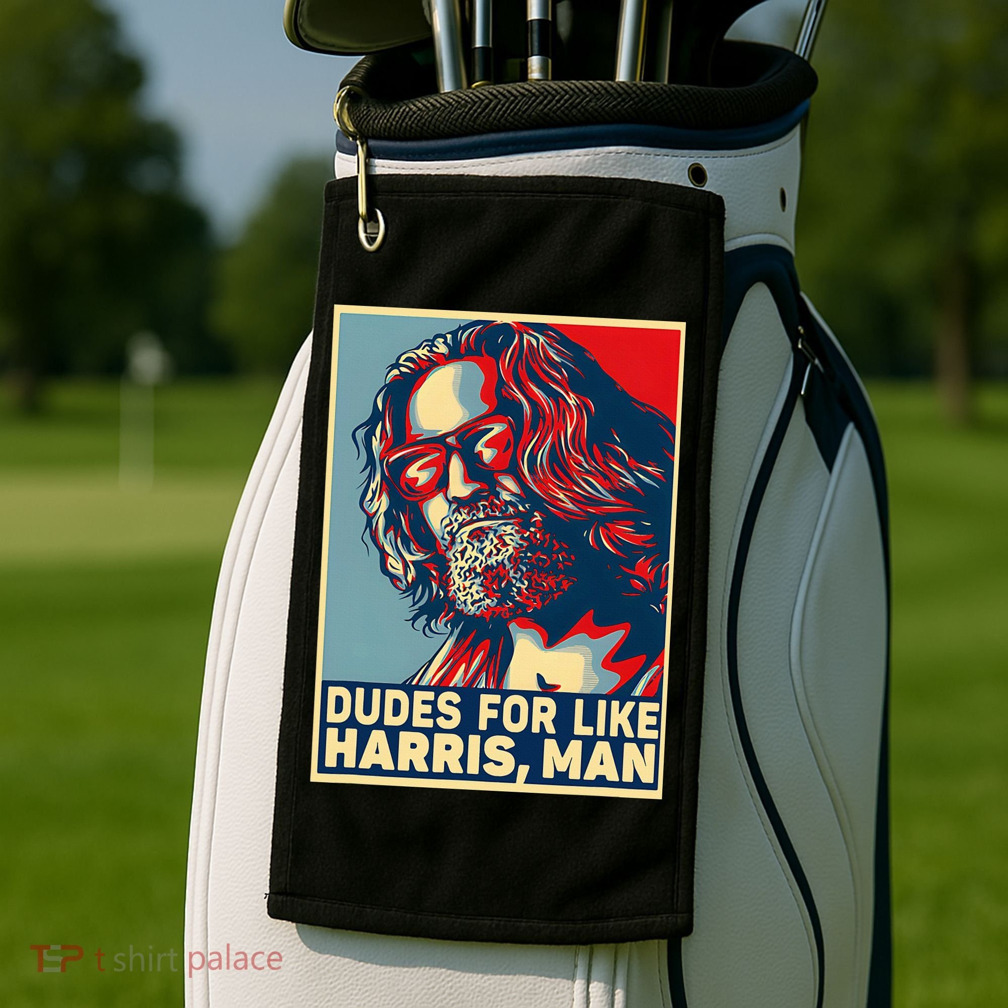 Dudes For Like Harris Man Vote Kamala For President Golf Towel