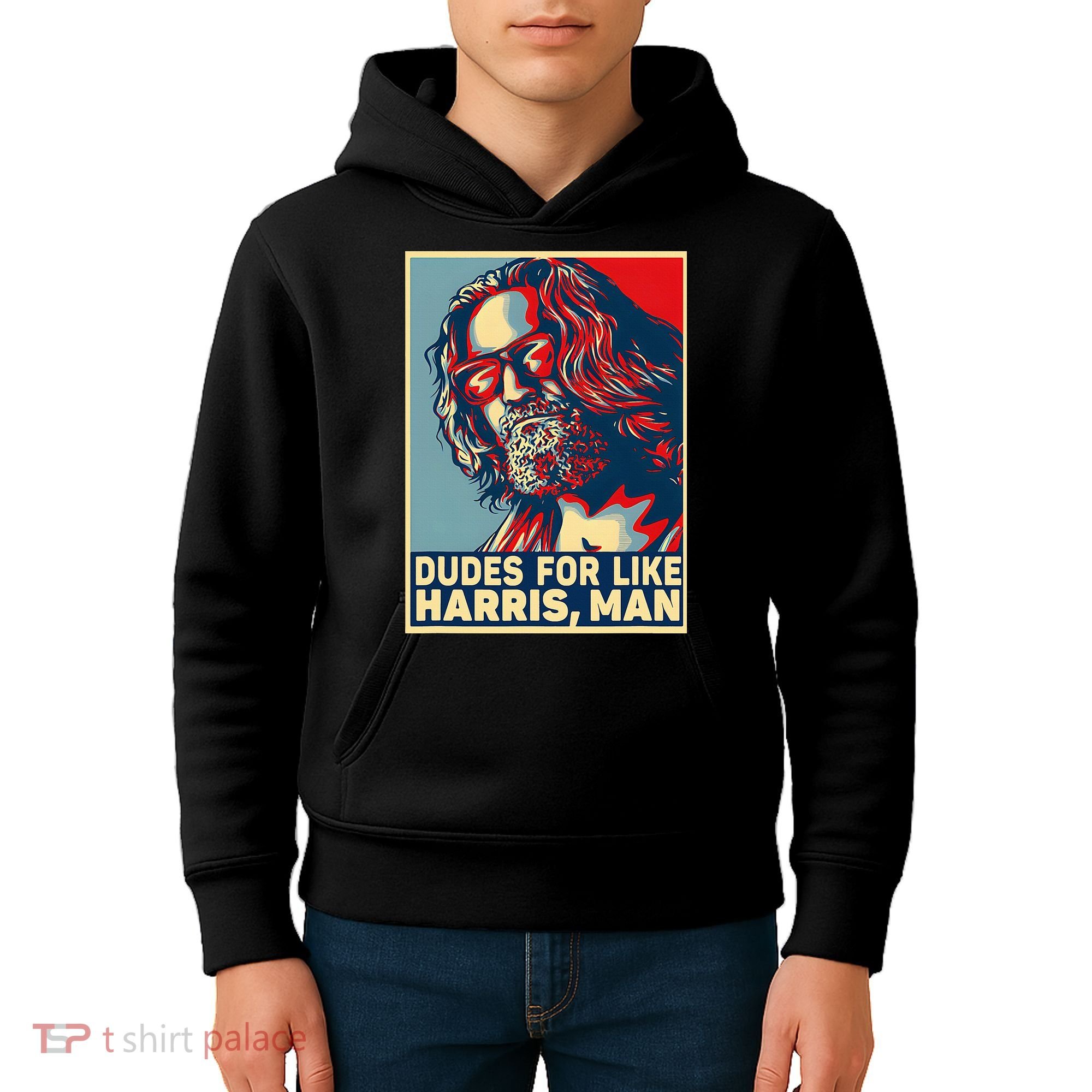 Dudes For Like Harris Man Vote Kamala For President Kids Hoodie