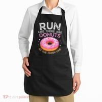 Donut Finish Line Marathon Funny Running For Men Women Apron thumb 2