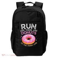 Donut Finish Line Marathon Funny Running For Men Women Backpack thumb 0