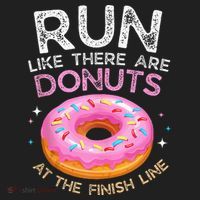 Donut Finish Line Marathon Funny Running For Men Women Beanie thumb 2