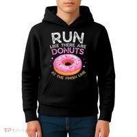 Donut Finish Line Marathon Funny Running For Men Women Kids Hoodie thumb 4