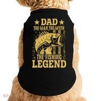 Dad Fishing Legend Flag Doggie Tank thumb 0