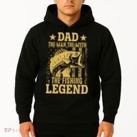 Dad Fishing Legend Flag Hoodie thumb 2