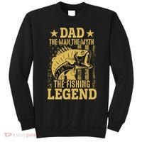 Dad Fishing Legend Flag Sweatshirt thumb 0