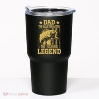 Dad Fishing Legend Flag Tumbler thumb 0