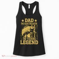 Dad Fishing Legend Flag Women's Tank Top thumb 0