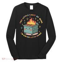 Dumpster Fire Light I'm Gonna Let It Shine Halloween Long Sleeve Shirt thumb 0