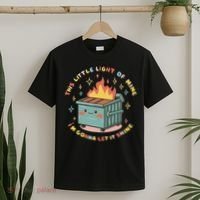 Dumpster Fire Light I'm Gonna Let It Shine Halloween T-Shirt thumb 2