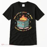 Dumpster Fire Light I'm Gonna Let It Shine Halloween Tall T-Shirt thumb 0