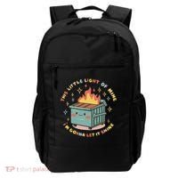 Dumpster Fire Light I'm Gonna Let It Shine Halloween Backpack thumb 0