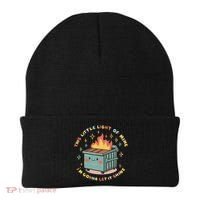 Dumpster Fire Light I'm Gonna Let It Shine Halloween Beanie thumb 0