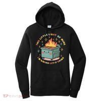 Dumpster Fire Light I'm Gonna Let It Shine Halloween Women's Hoodie thumb 0
