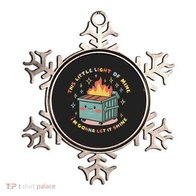 Dumpster Fire Light I'm Gonna Let It Shine Halloween Ornament
