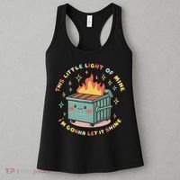 Dumpster Fire Light I'm Gonna Let It Shine Halloween Women's Tank Top thumb 3