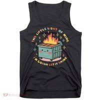 Dumpster Fire Light I'm Gonna Let It Shine Halloween Tank Top thumb 0