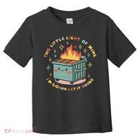 Dumpster Fire Light I'm Gonna Let It Shine Halloween Toddler T-Shirt thumb 0