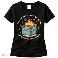 Dumpster Fire Light I'm Gonna Let It Shine Halloween Women's T-Shirt thumb 0