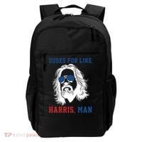 Dudes For Like Harris Man Funny Kamala Harris 2024 Backpack thumb 0