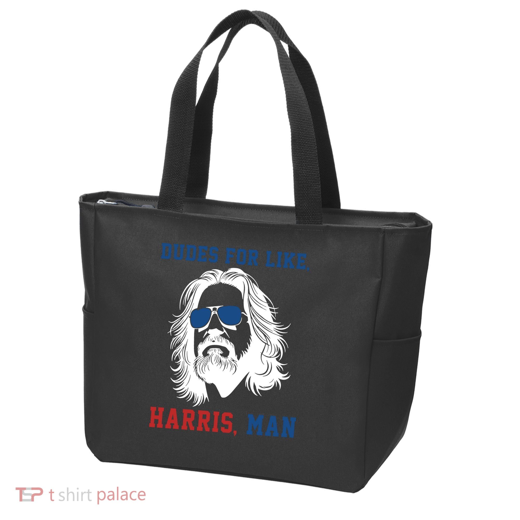 Dudes For Like Harris Man Funny Kamala Harris 2024 Tote Bag