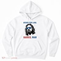 Dudes For Like Harris Man Funny Kamala Harris 2024 Hoodie thumb 0