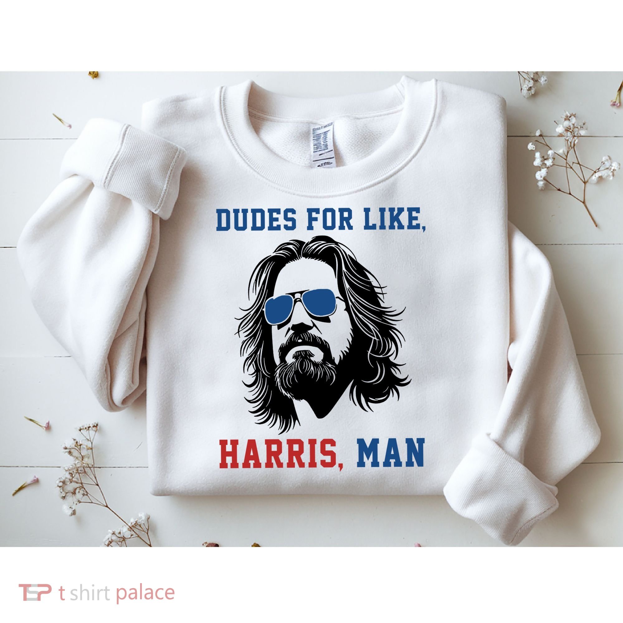 Dudes For Like Harris Man Funny Kamala Harris 2024 Sweatshirt