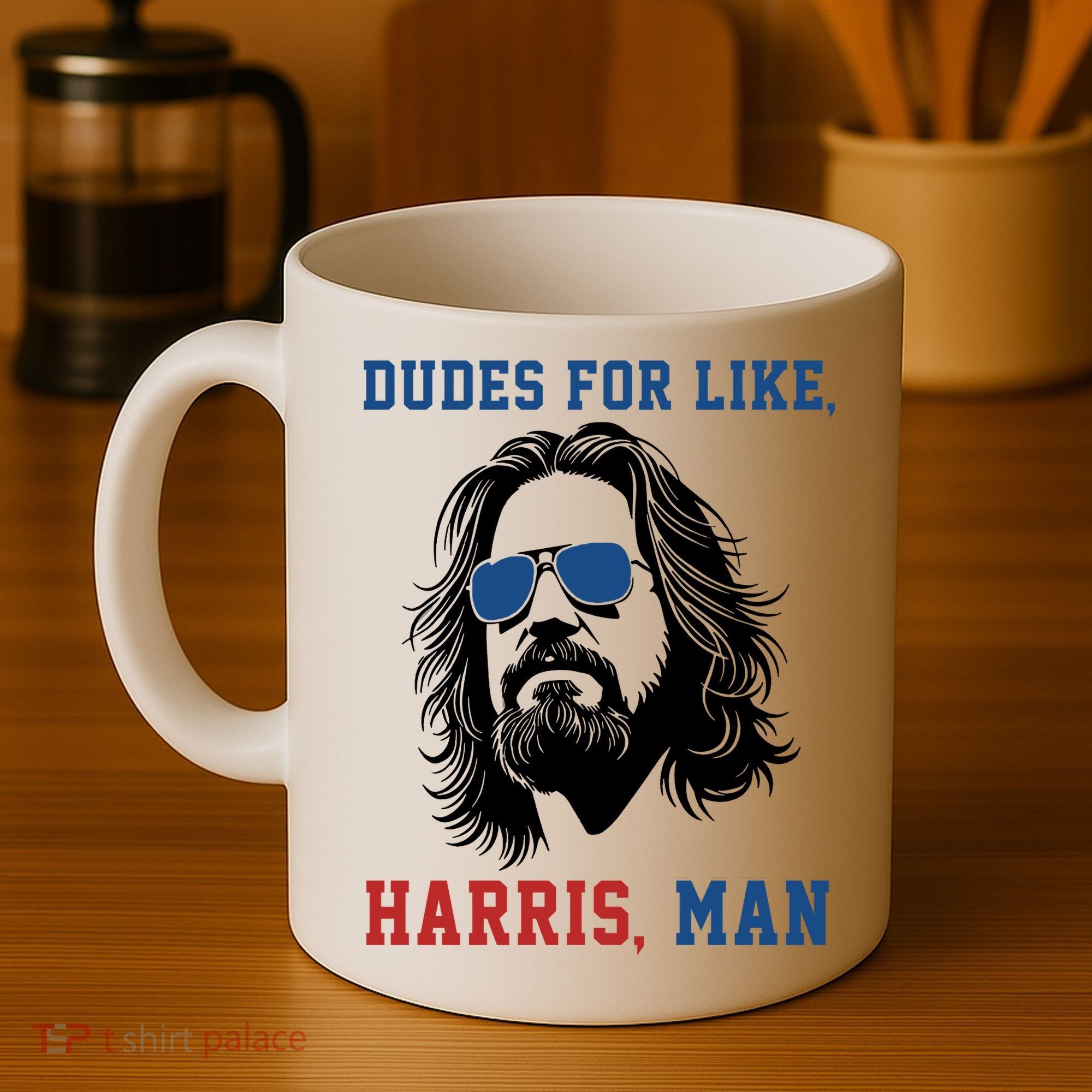 Dudes For Like Harris Man Funny Kamala Harris 2024 Coffee Mug