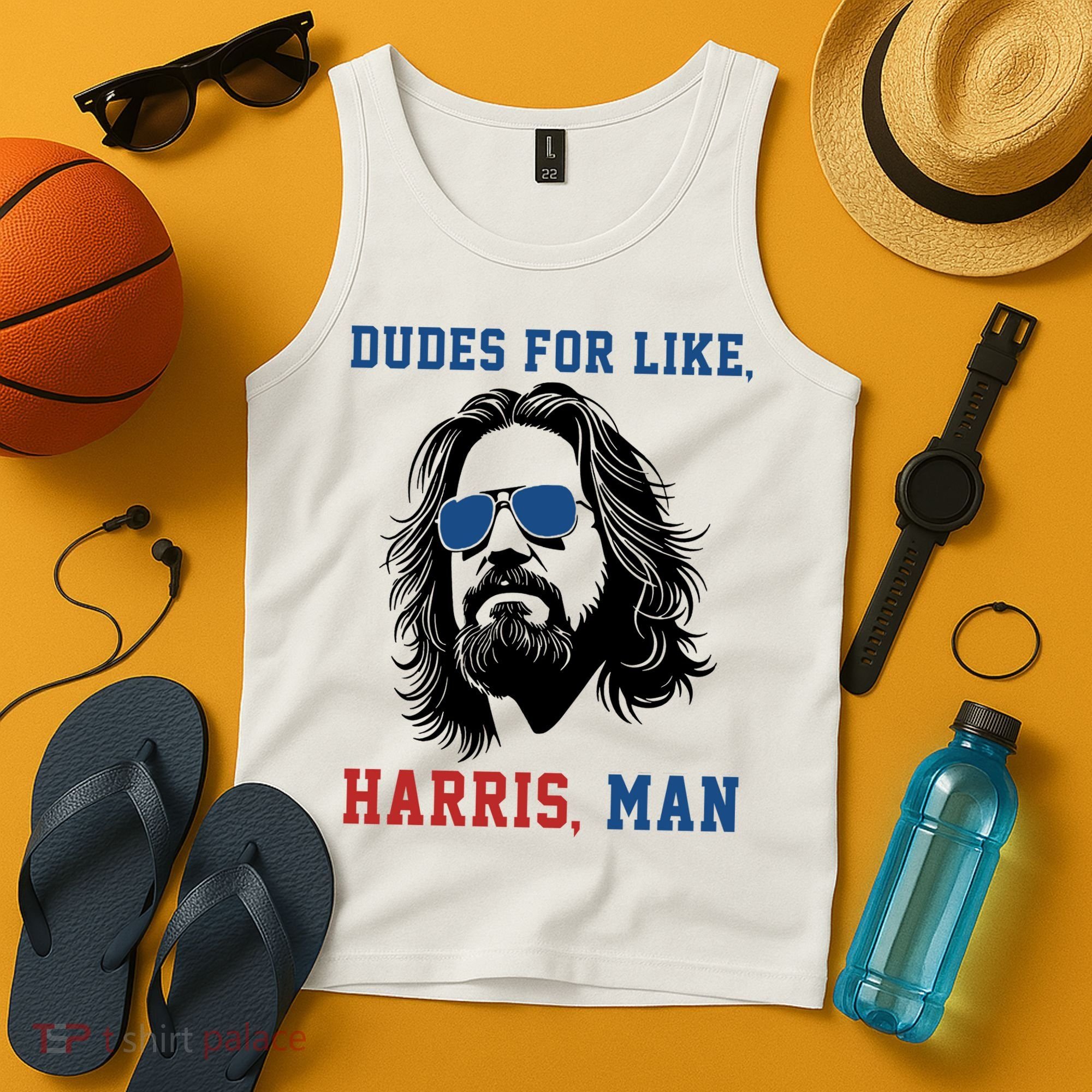 Dudes For Like Harris Man Funny Kamala Harris 2024 Tank Top