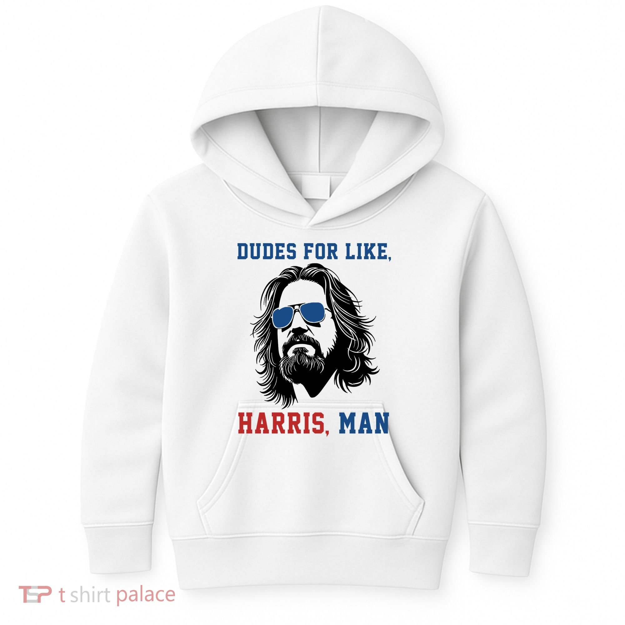 Dudes For Like Harris Man Funny Kamala Harris 2024 Kids Hoodie