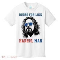 Dudes For Like Harris Man Funny Kamala Harris 2024 Kids T-Shirt thumb 0