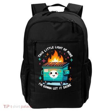 Dumpster Fire Light IM Gonna Let It Shine Halloween Backpack