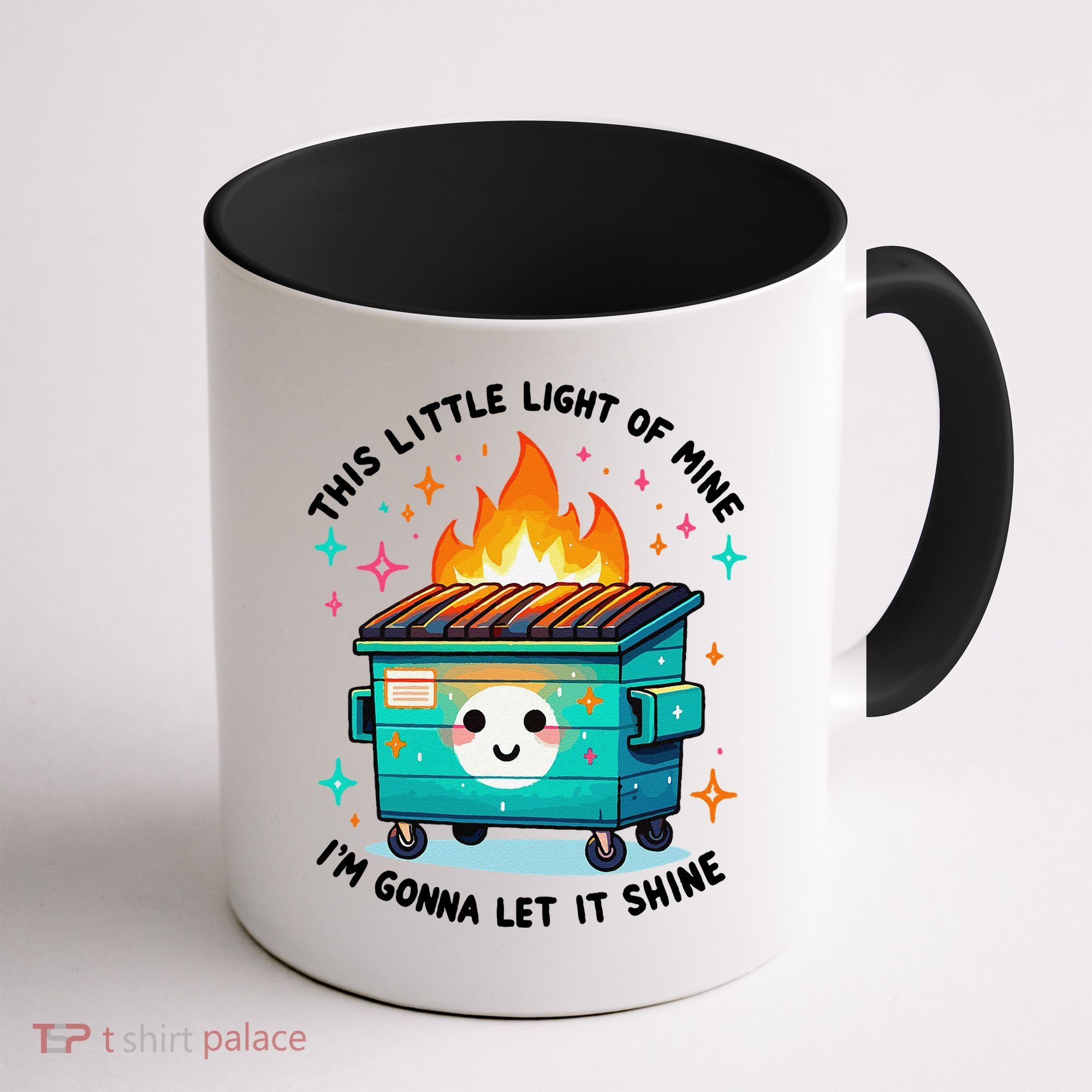 Dumpster Fire Light IM Gonna Let It Shine Halloween Coffee Mug