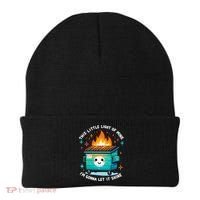 Dumpster Fire Light IM Gonna Let It Shine Halloween Beanie thumb 0
