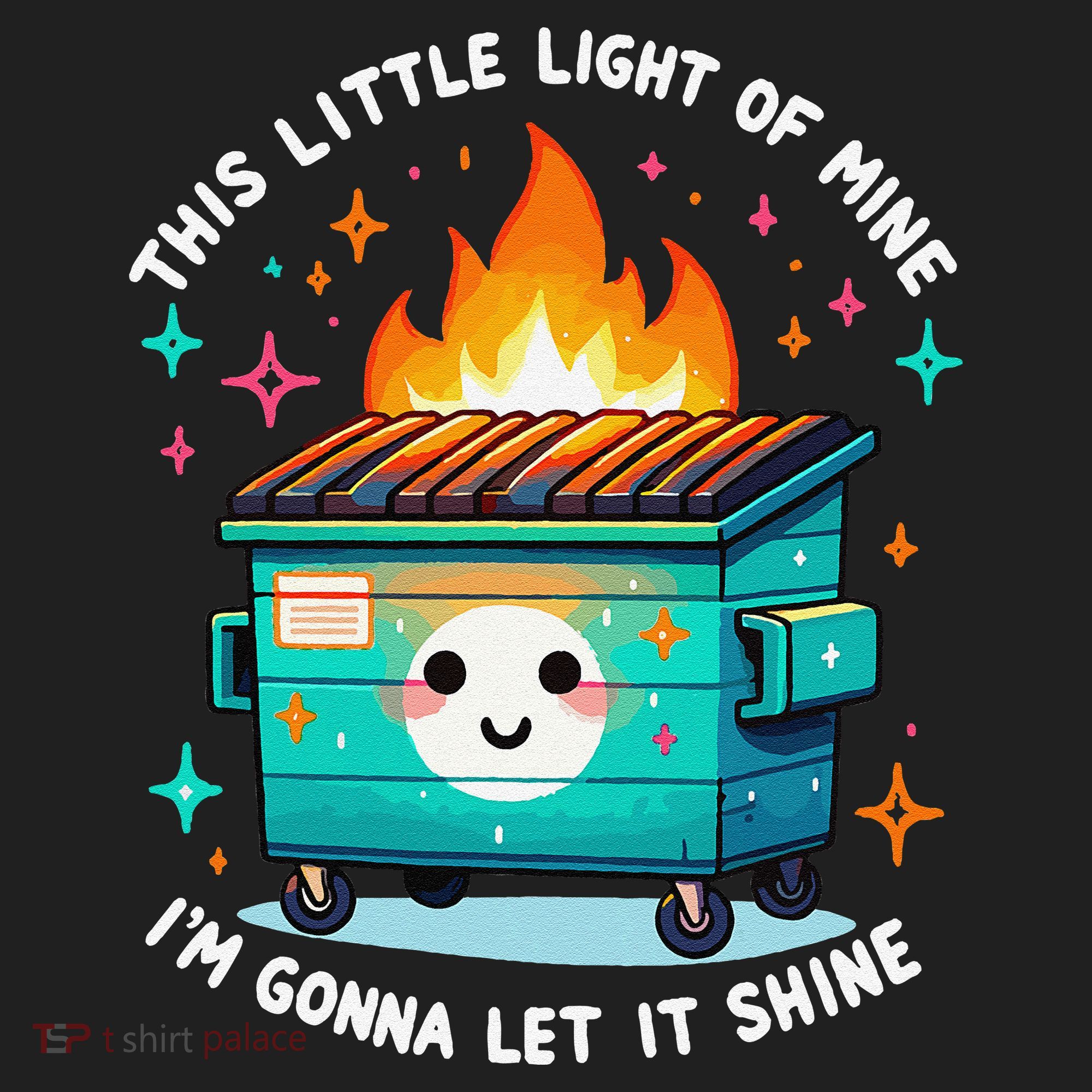 Dumpster Fire Light IM Gonna Let It Shine Halloween Beanie